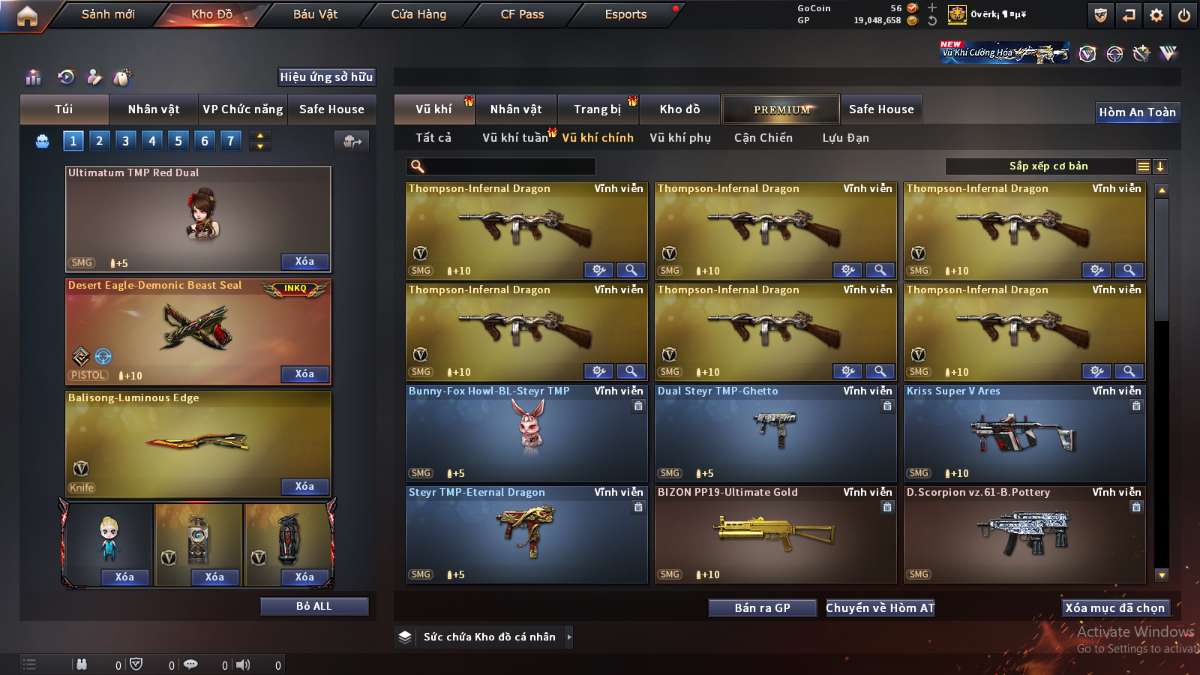 shop acc cf uy tin gia re